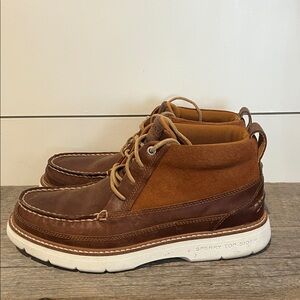 Sperry Men's Dark Brown Authentic Original PLUSHWAVE Lug Chukka